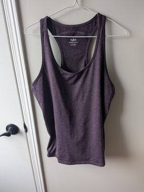 Hyba Essentials Women's Purple Racerback Tank Top